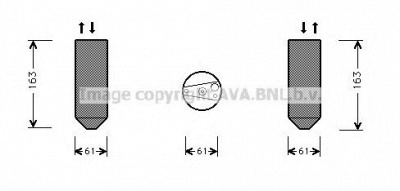 AVA QUALITY COOLING hdd109 -  Осушитель, кондиционер